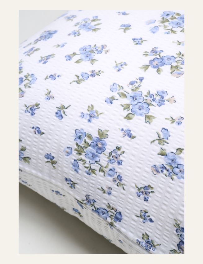 Padjapüür krepp-puuvill sinine - 2