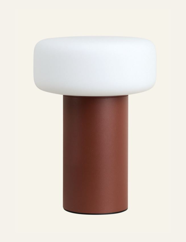 Led laualamp terrakota - 2