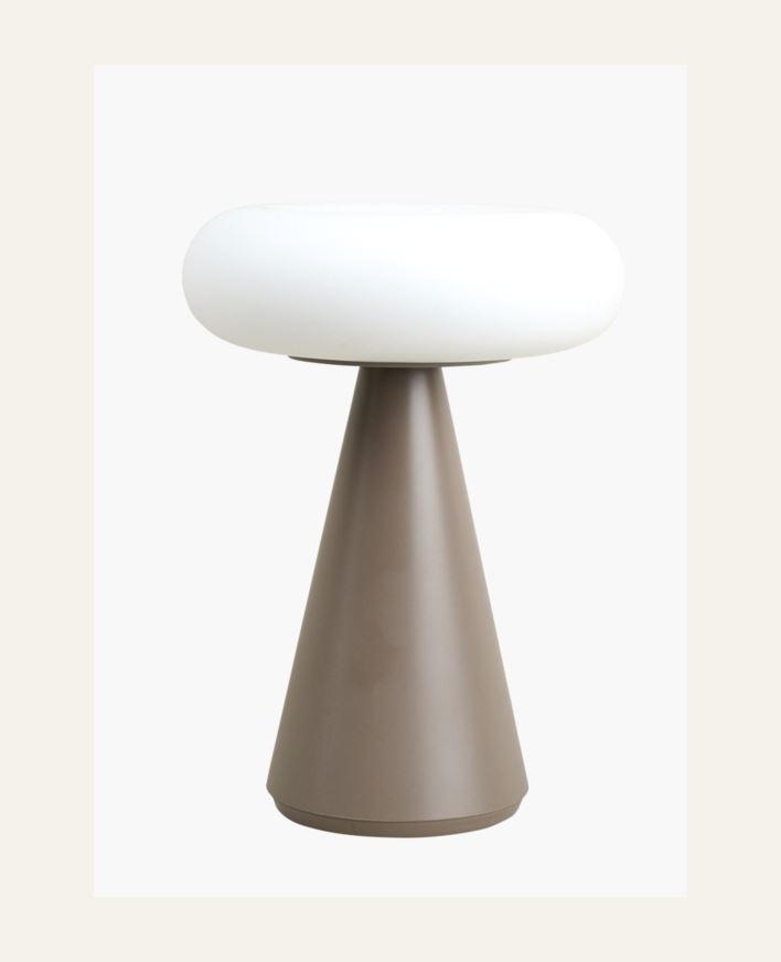 Patareitoitel valgusti hele pruun - ø15,6x20,6 cm hele pruun - 1