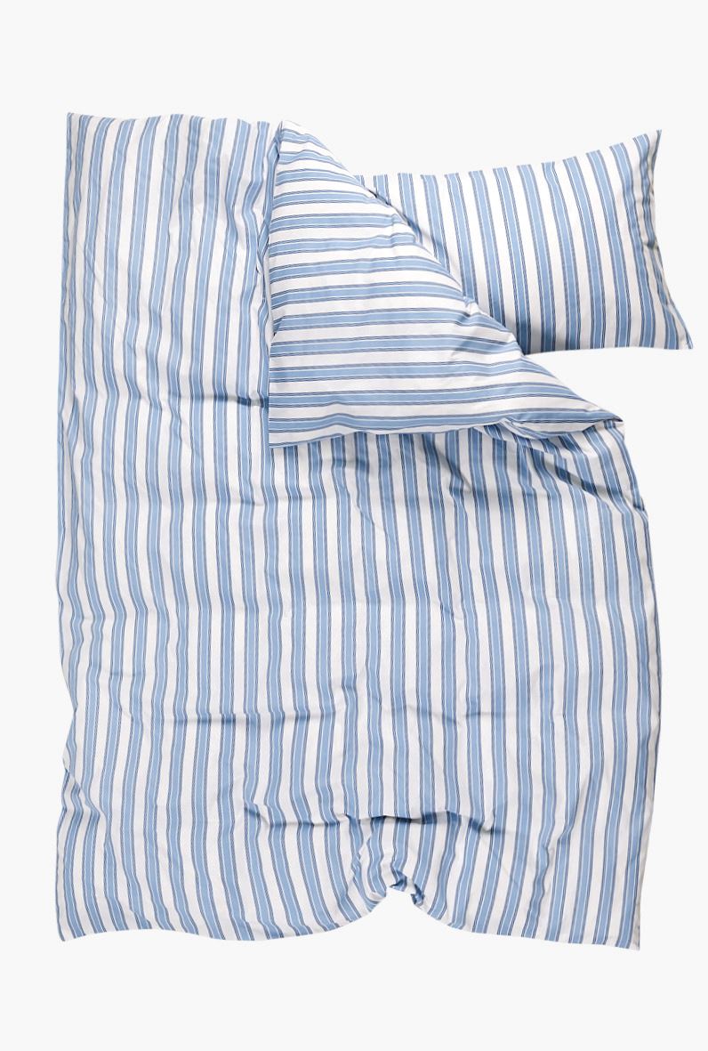 Voodipesukomplekt puuvillane sinine - 2