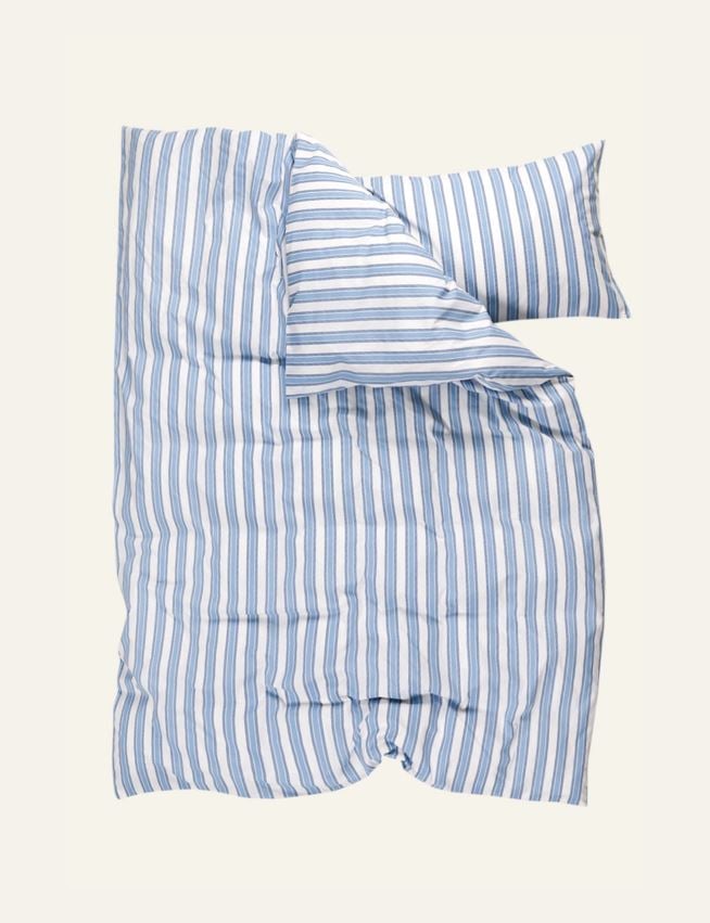 Voodipesukomplekt puuvillane sinine - 2