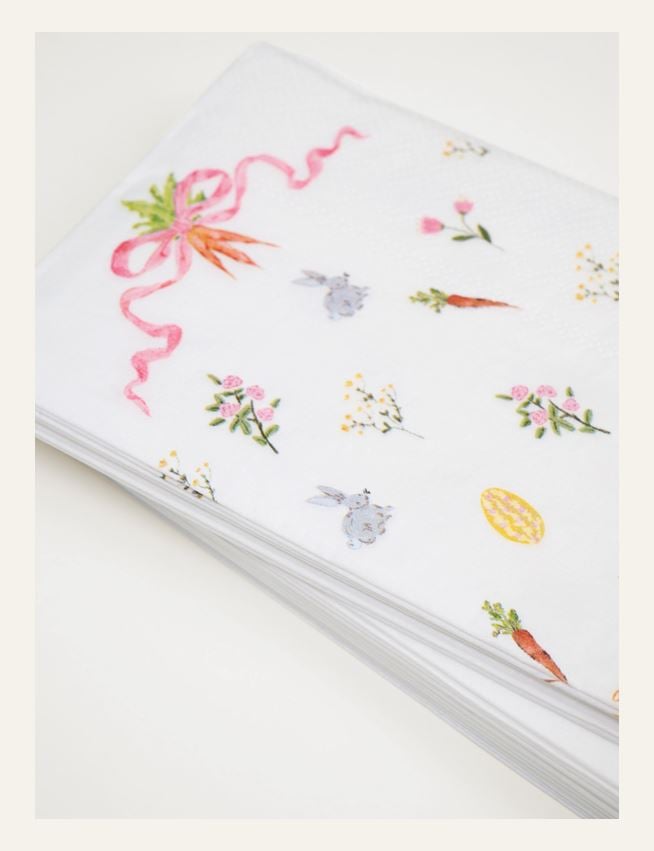 Pabersalvrätik mitmevärviline/valge - 3