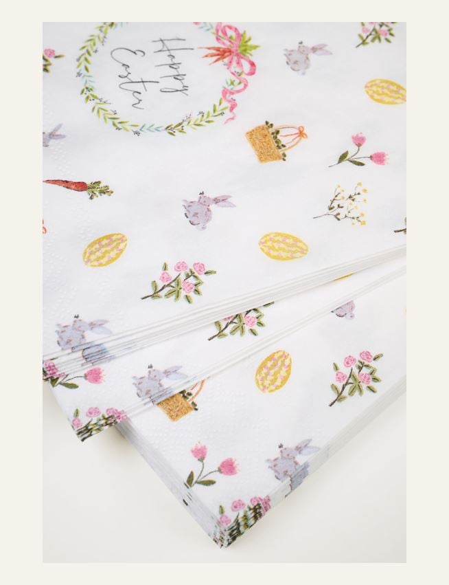 Pabersalvrätikud mitmevärviline/valge - 3