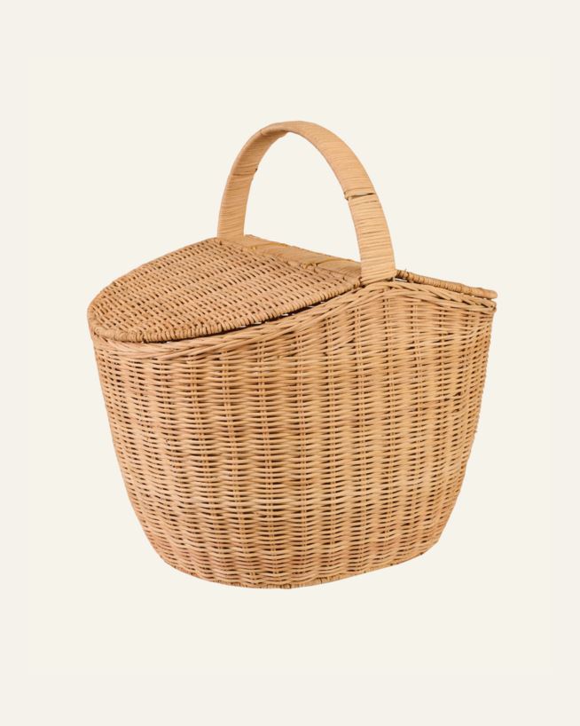 Piknikukorv naturaalne toon - 42x31x43 cm naturaalne toon - 1