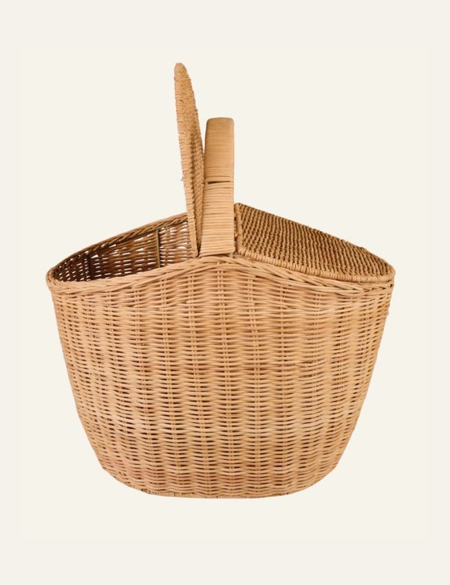 Piknikukorv naturaalne toon - 2