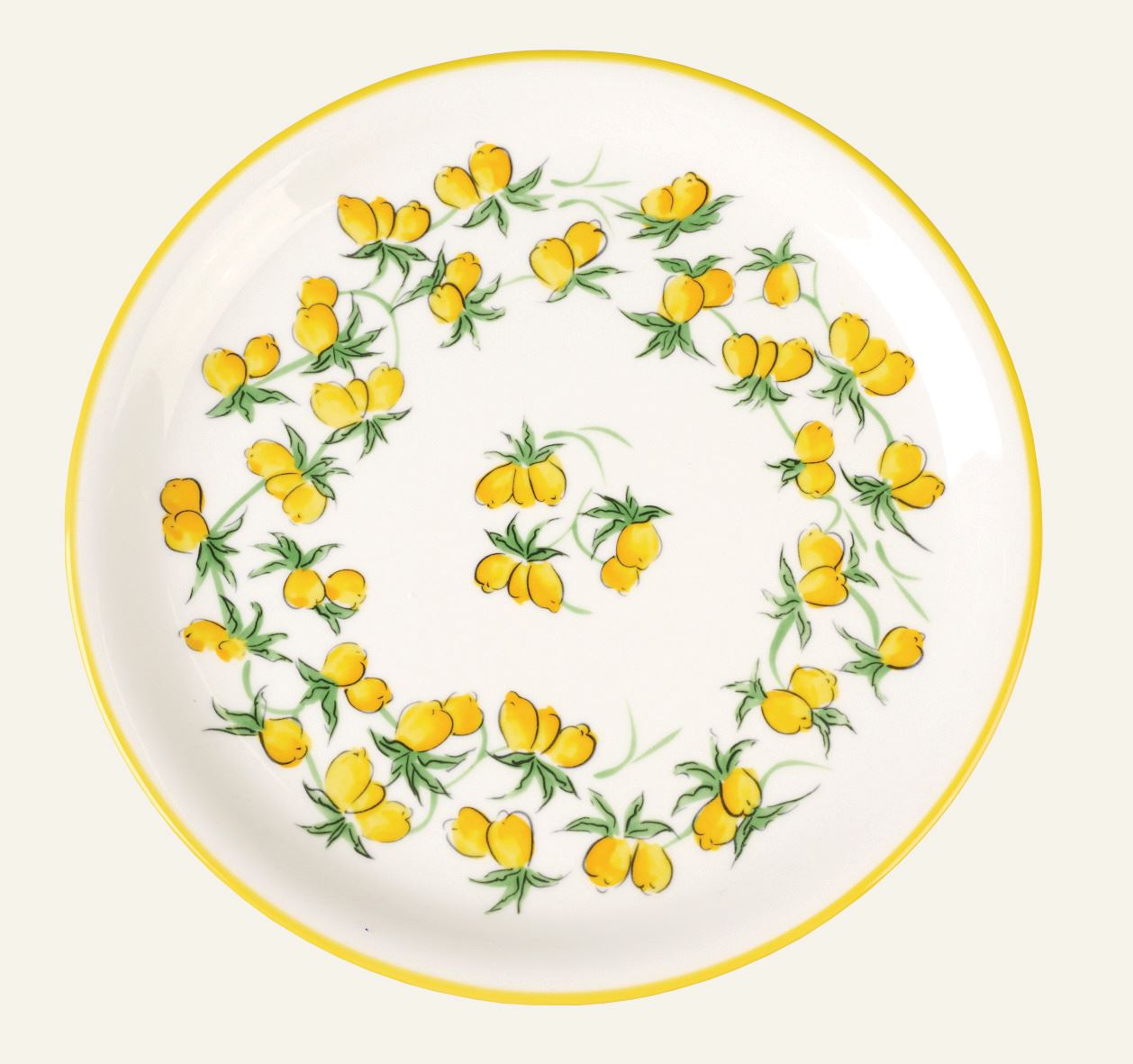 Taldrik kollane - ø23 cm kollane - 1