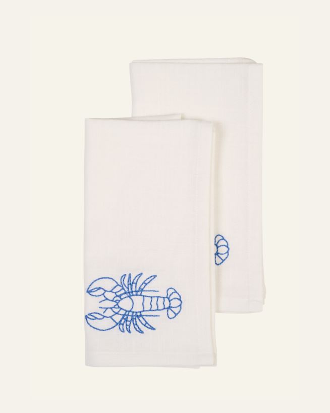 Kangast salvrätik 2tk valge - 45x45 cm valge - 1