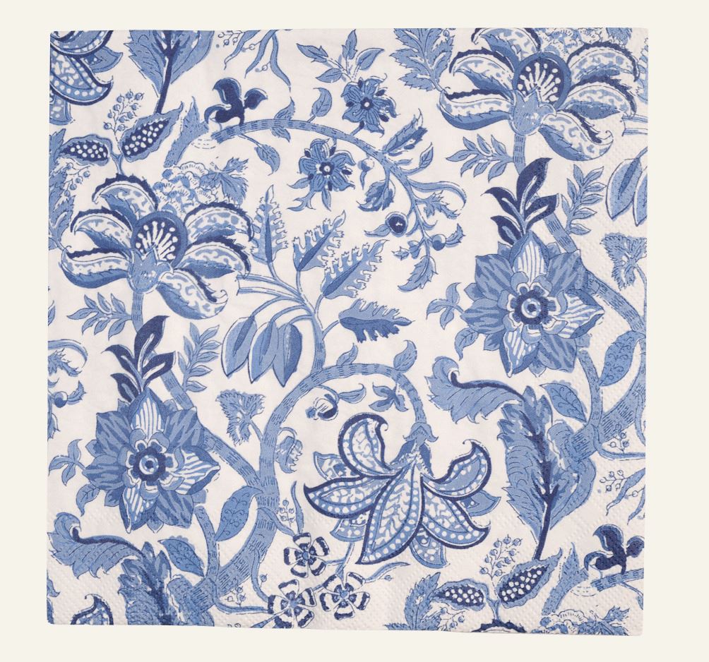 Õhtusöögi salvrätikud mitmevärviline/sinine - 40x40 cm mitmevärviline/sinine - 1