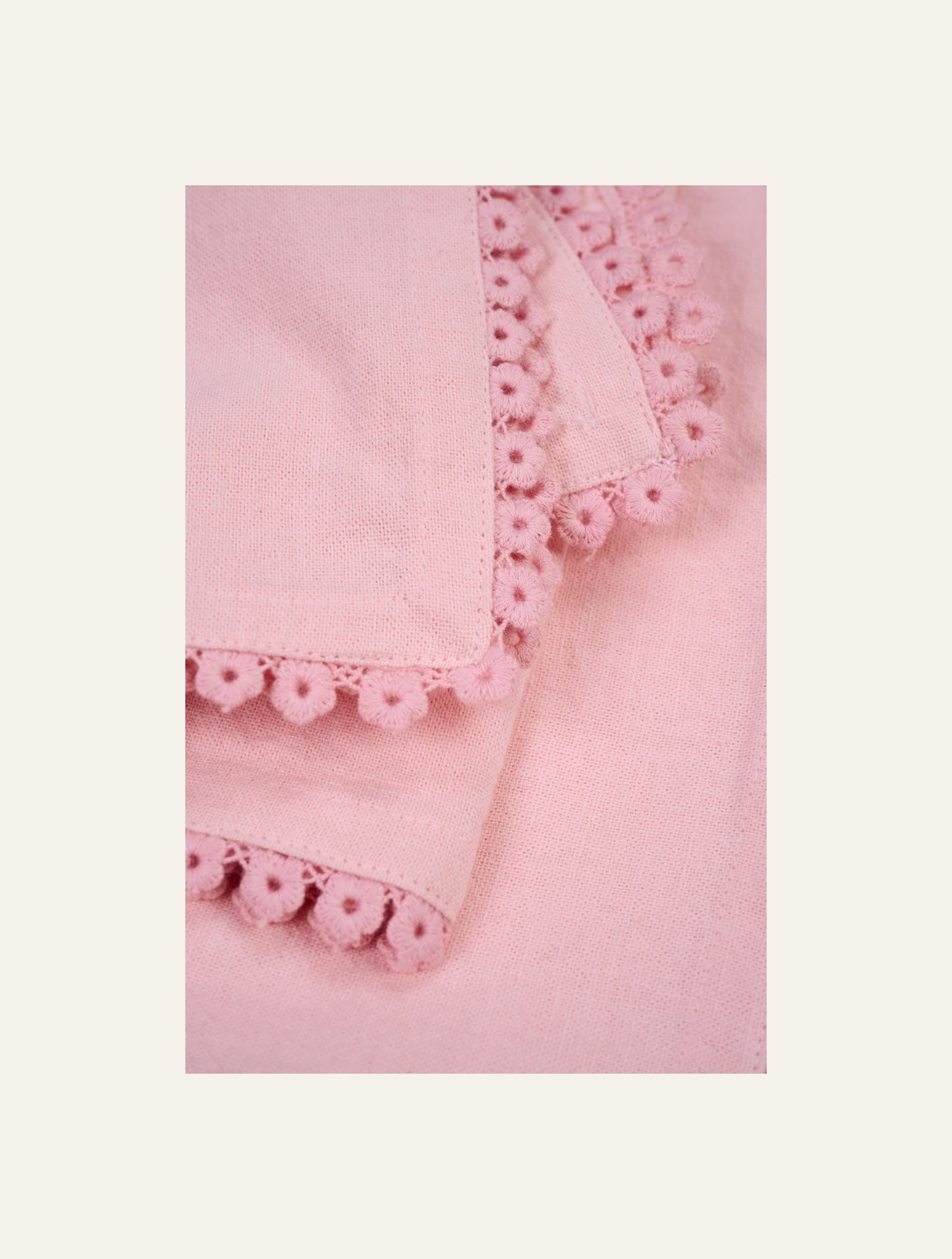 Kangast salvrätik 2tk roosa - 2