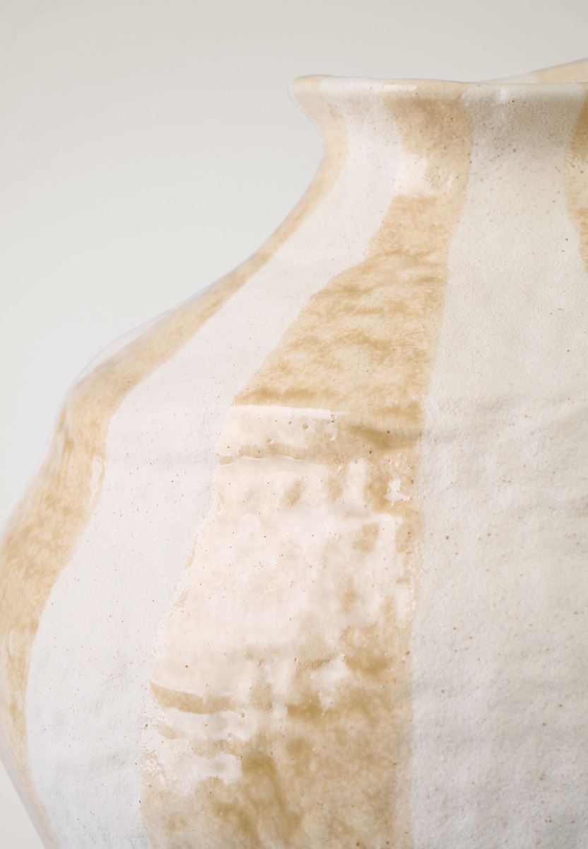 Vaas mitmevärviline/beez - 2