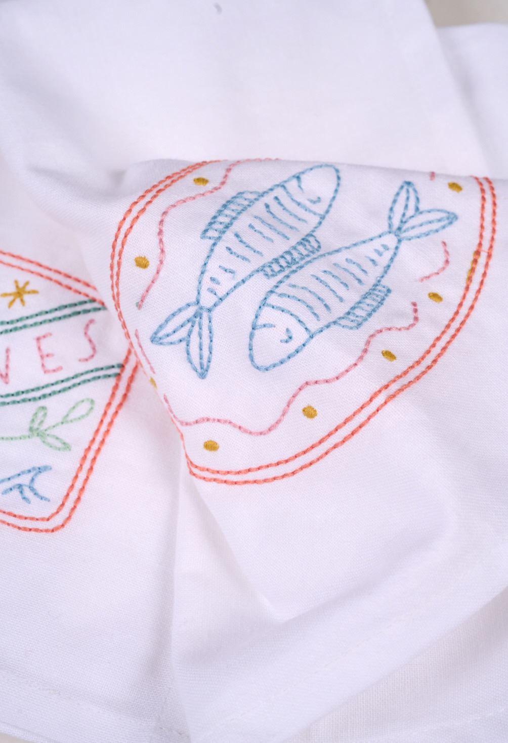 2 tk kangast salvrätik valge - 3