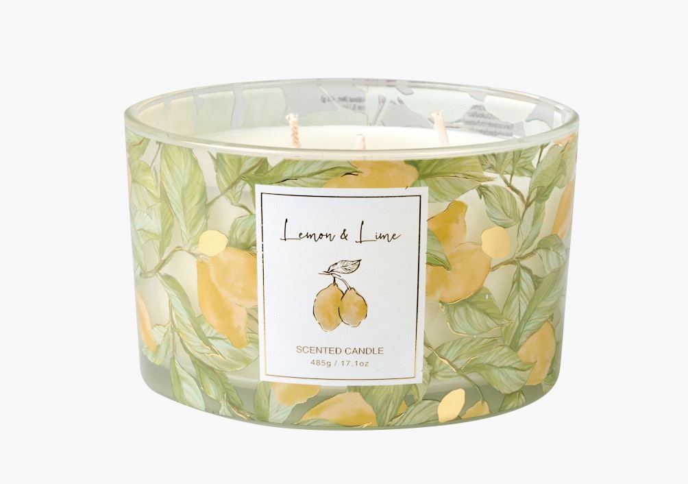 Lõhnaküünal mitmevärviline/kollane - 485 g mitmevärviline/kollane - 1