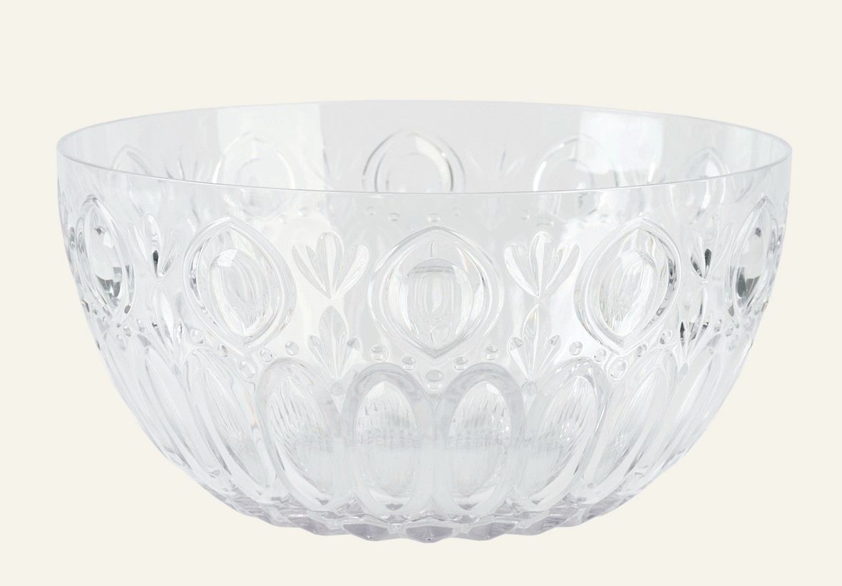 Salatikauss läbipaistev - ø25,5 h12,5 cm läbipaistev - 1