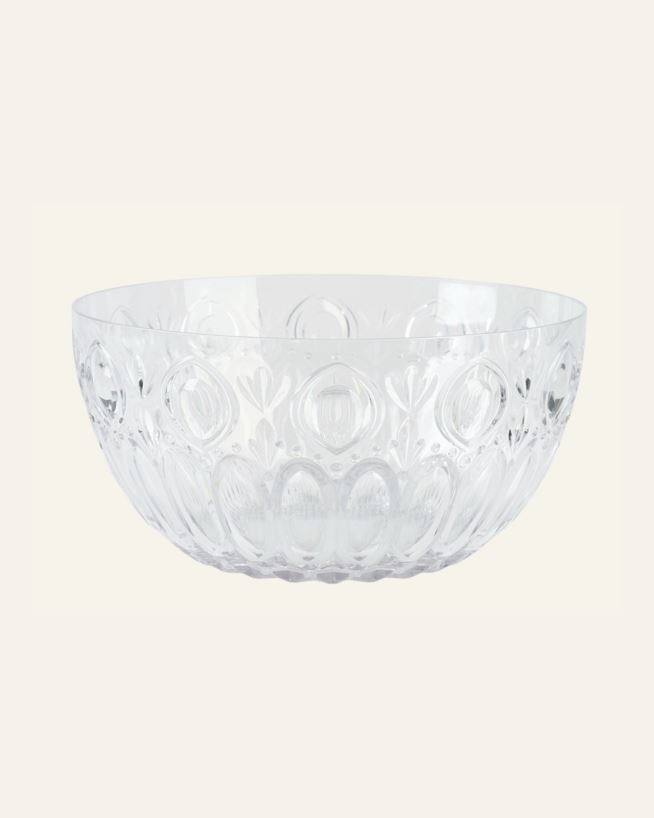 Salatikauss läbipaistev - ø25,5 h12,5 cm läbipaistev - 1