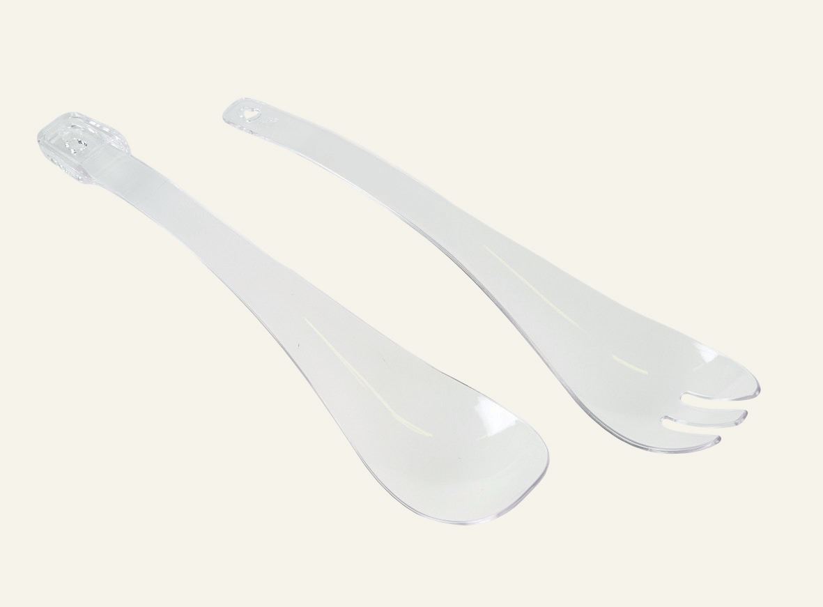 Salatitangid läbipaistev - 30,8x6,5 cm läbipaistev - 1