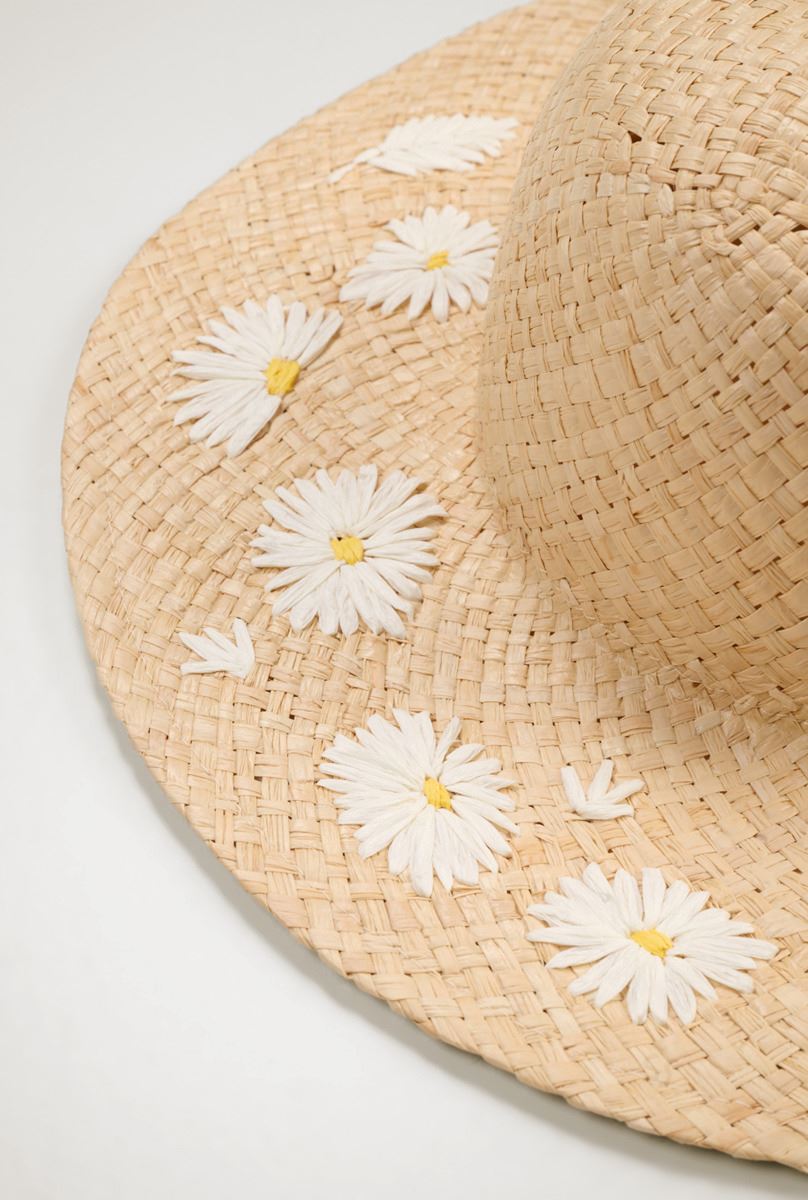 Õlgkübar naturaalne toon - 2