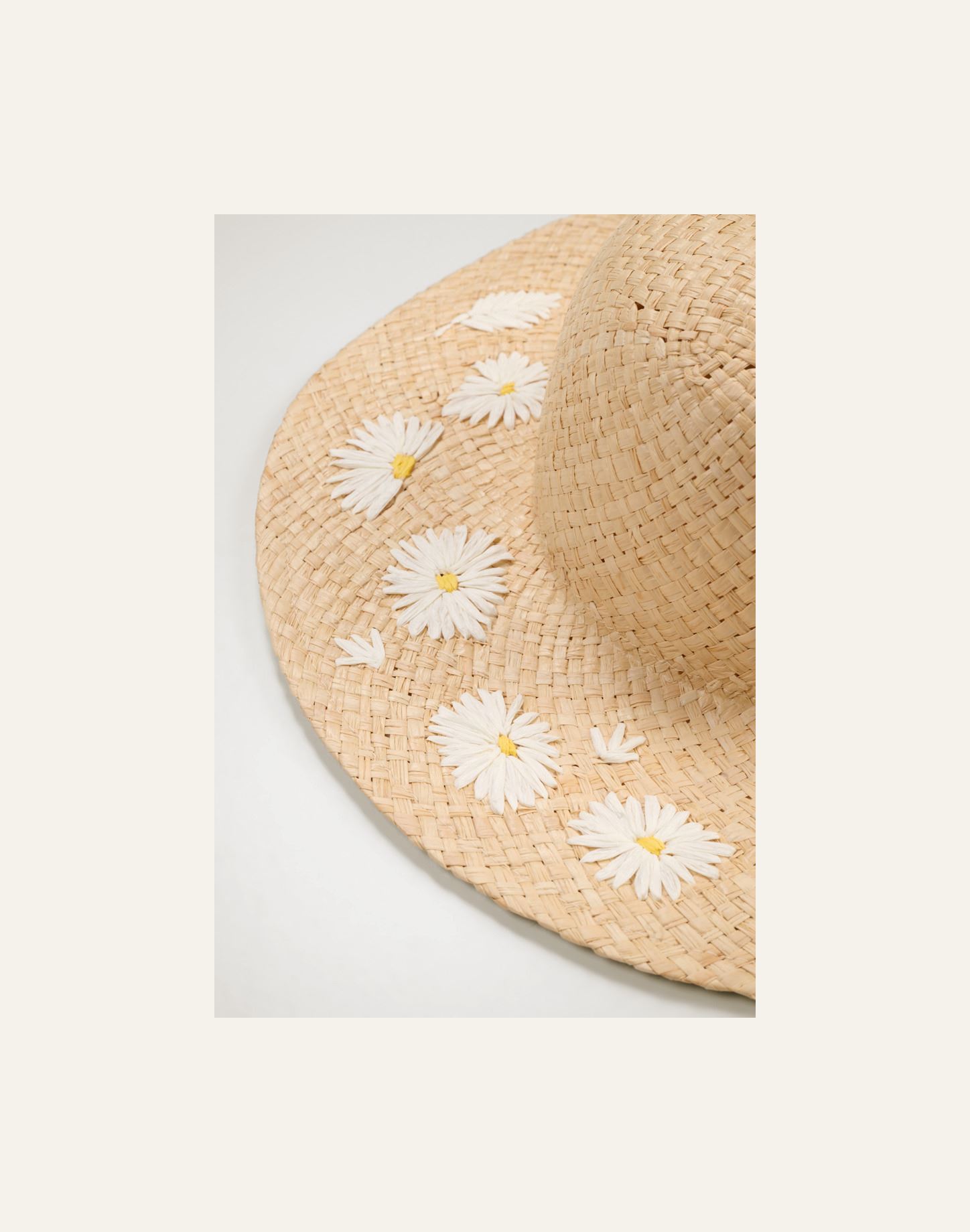 Õlgkübar naturaalne toon - 2