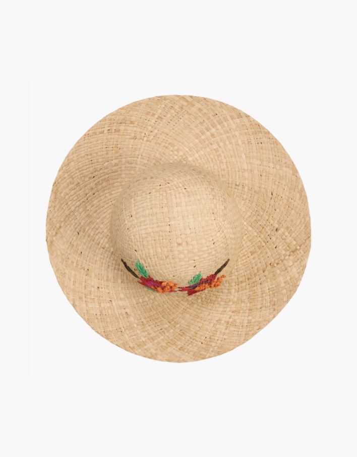 Õlgkübar mitmevärviline natuur - 39x11 cm Mitmevärviline natuur - 1