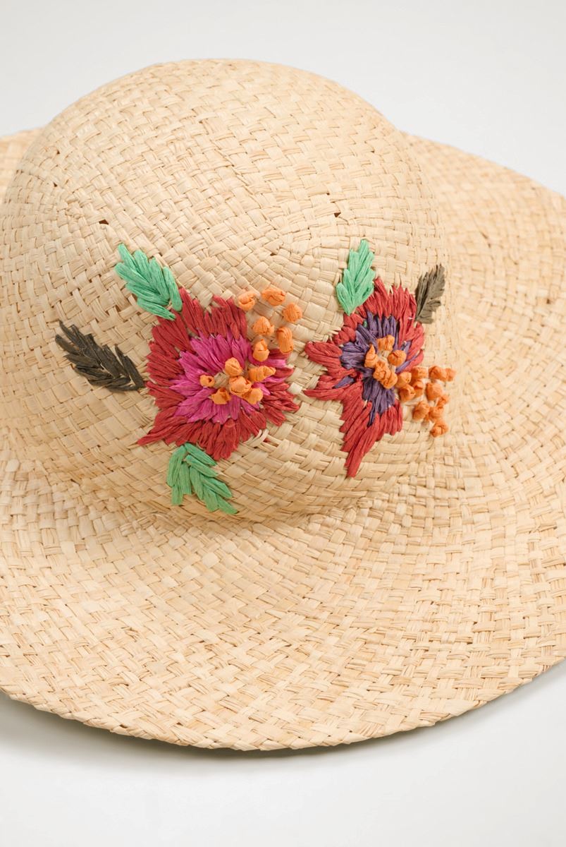 Õlgkübar mitmevärviline natuur - 2