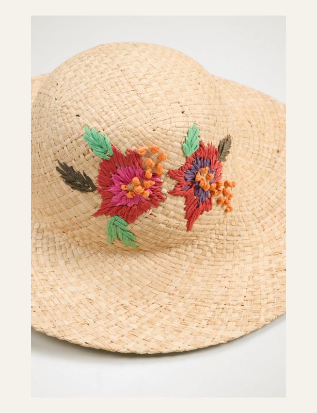 Õlgkübar mitmevärviline natuur - 2