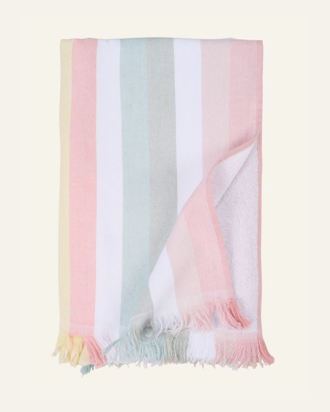 Vannirätik mitmevärviline/roosa - 75x150cm mitmevärviline/roosa - 1