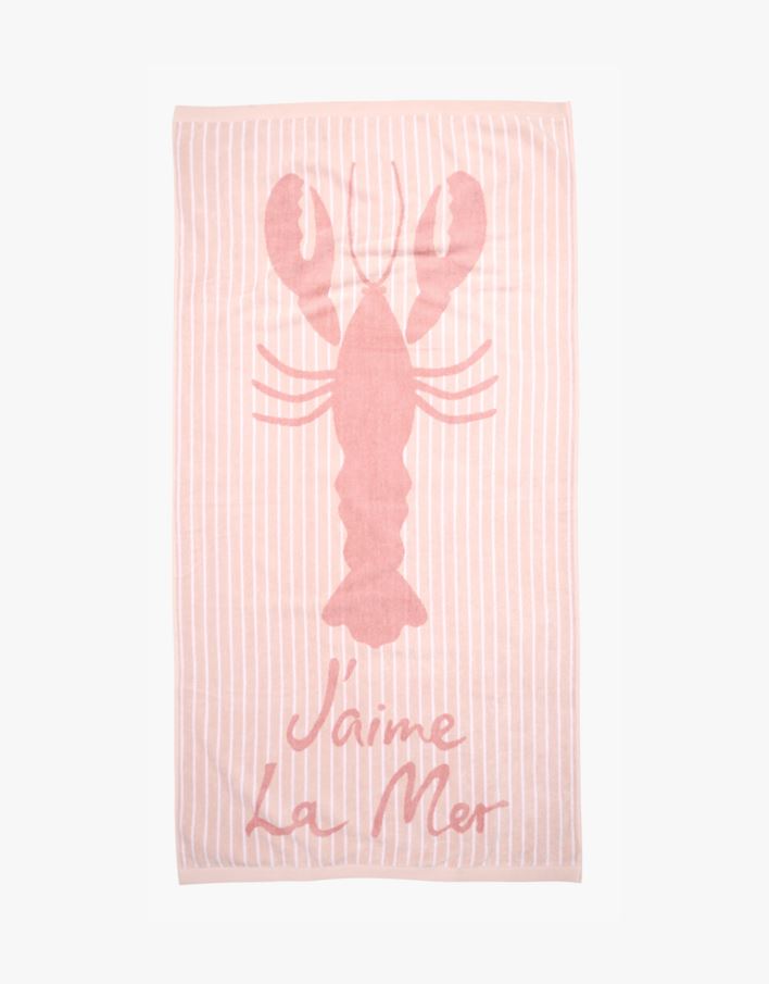 Vannirätik mitmevärviline/roosa - 75x150 cm mitmevärviline/roosa - 1