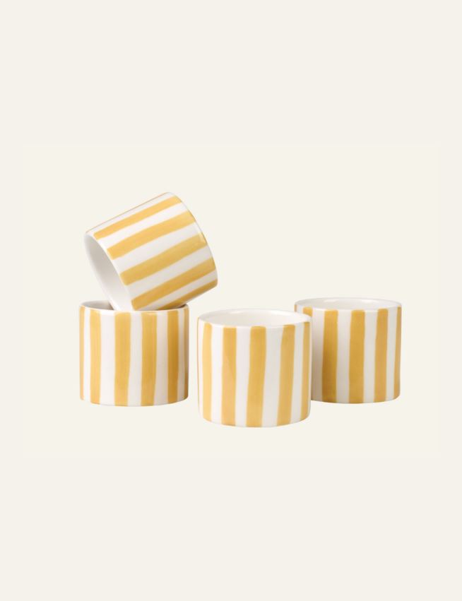 Salvrätikurõngas 4tk kollane - 2