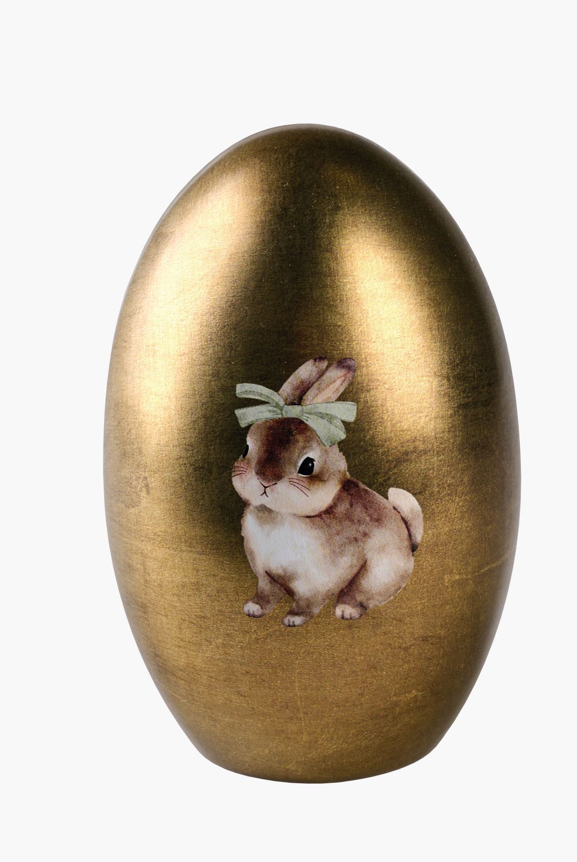 Lihavõttemuna kuldne - 14x9 cm kuldne - 1