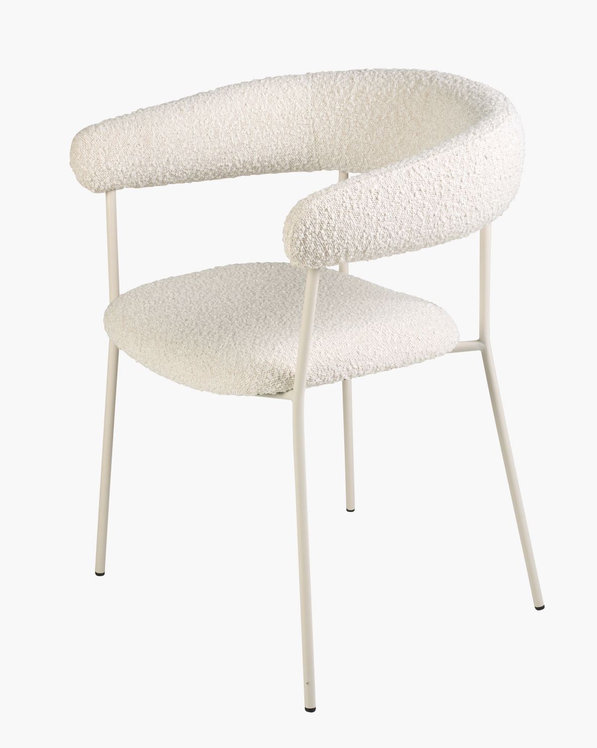 Söögilauatool loodusvalge - 58x62x80 cm loodusvalge - 1