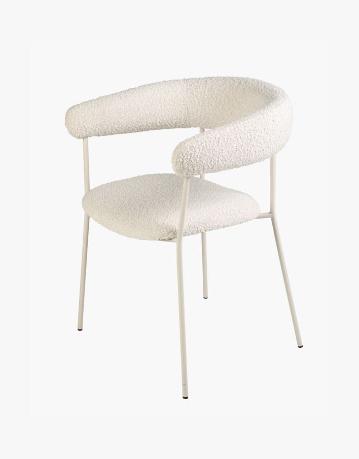 Söögilauatool loodusvalge - 58x62x80 cm loodusvalge - 1