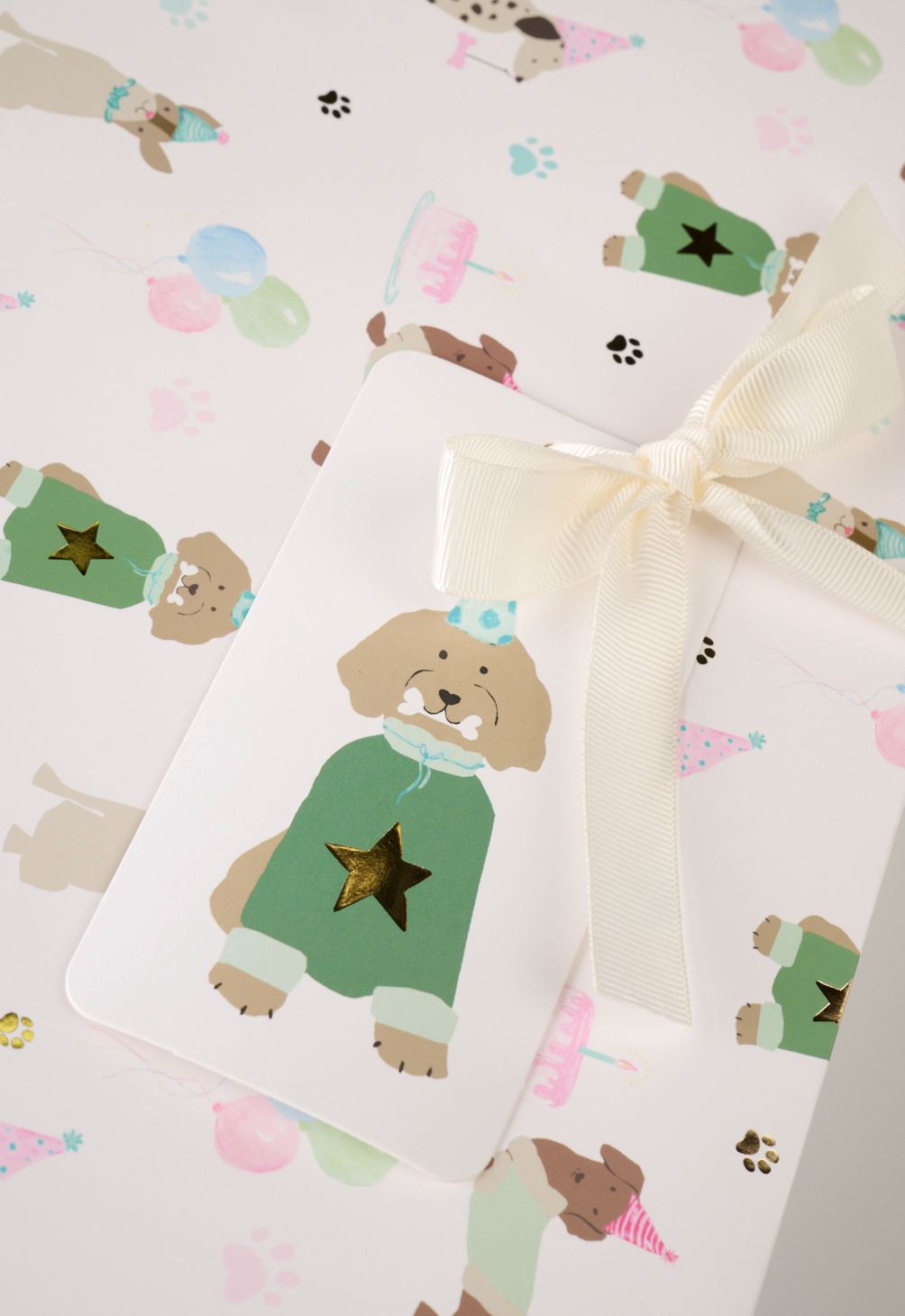 Kinkekott mitmevärviline/valge - 2