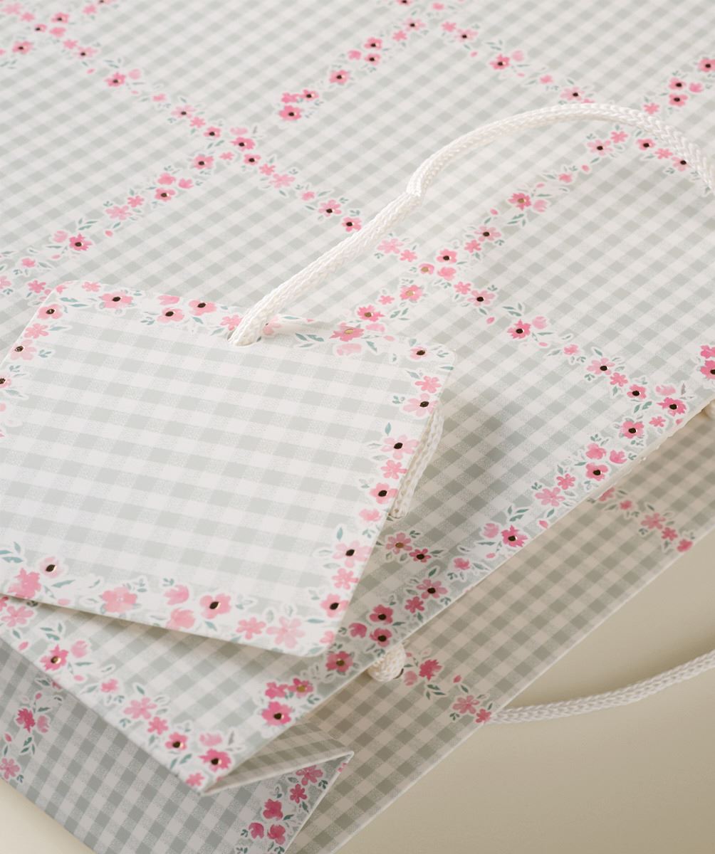 Kinkekott mitmevärviline/roosa - 2