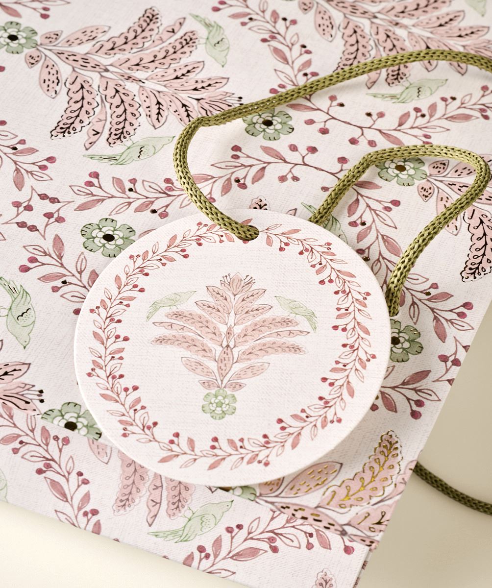 Kinkekott mitmevärviline/roosa - 2