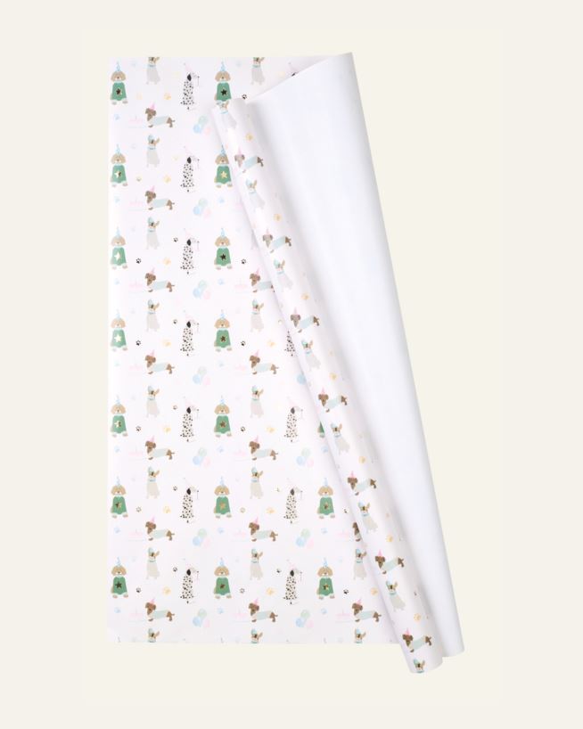 Kinkepaber mitmevärviline/valge - 70cm x 3m mitmevärviline/valge - 1