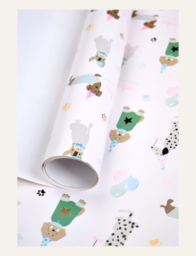 Kinkepaber mitmevärviline/valge - 2