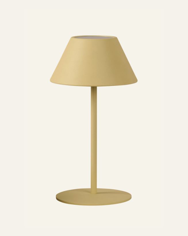 Patareitoitel valgusti hele kollane - 10x10x21 cm hele kollane - 1