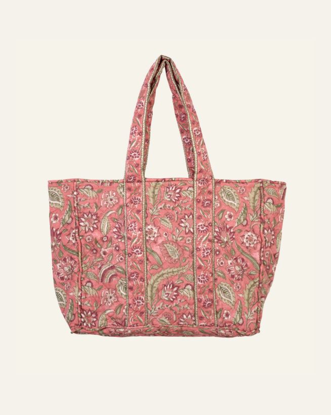 Väike tote kott mitmevärviline/roosa - 30x40 cm mitmevärviline/roosa - 1