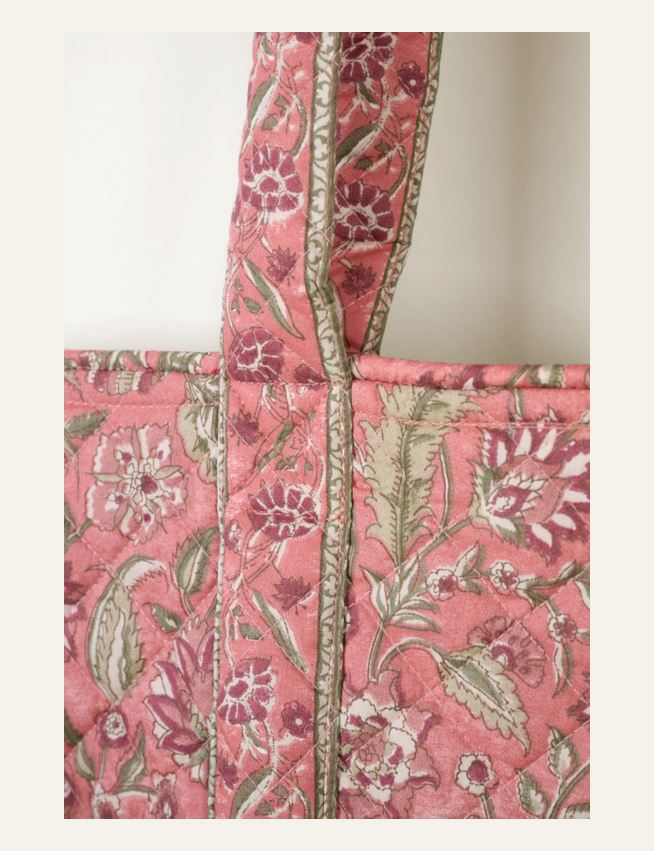 Väike tote kott mitmevärviline/roosa - 2