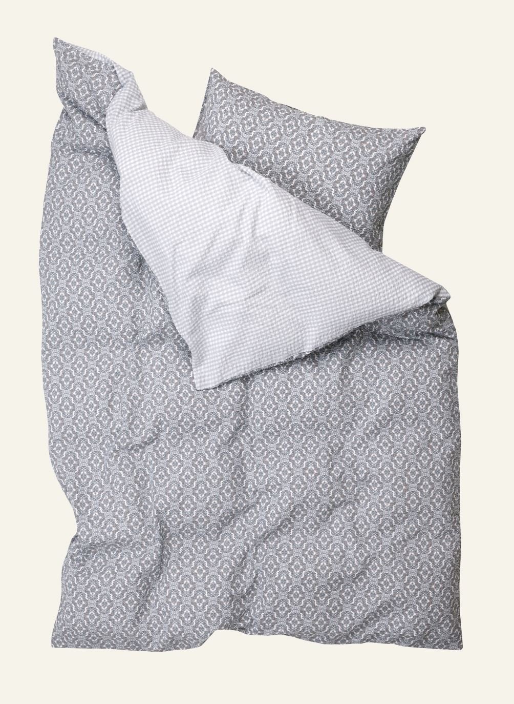 Voodipesukomplekt krepp-puuvillane mitmevärviline/sinine - 2