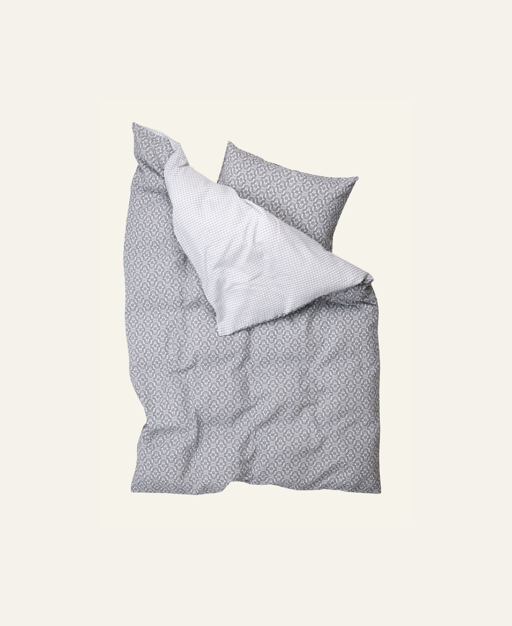 Voodipesukomplekt krepp-puuvillane mitmevärviline/sinine - 2