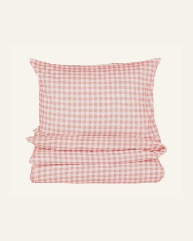 Flanell voodipesukomplekt roosa - 150x210 cm roosa - 1
