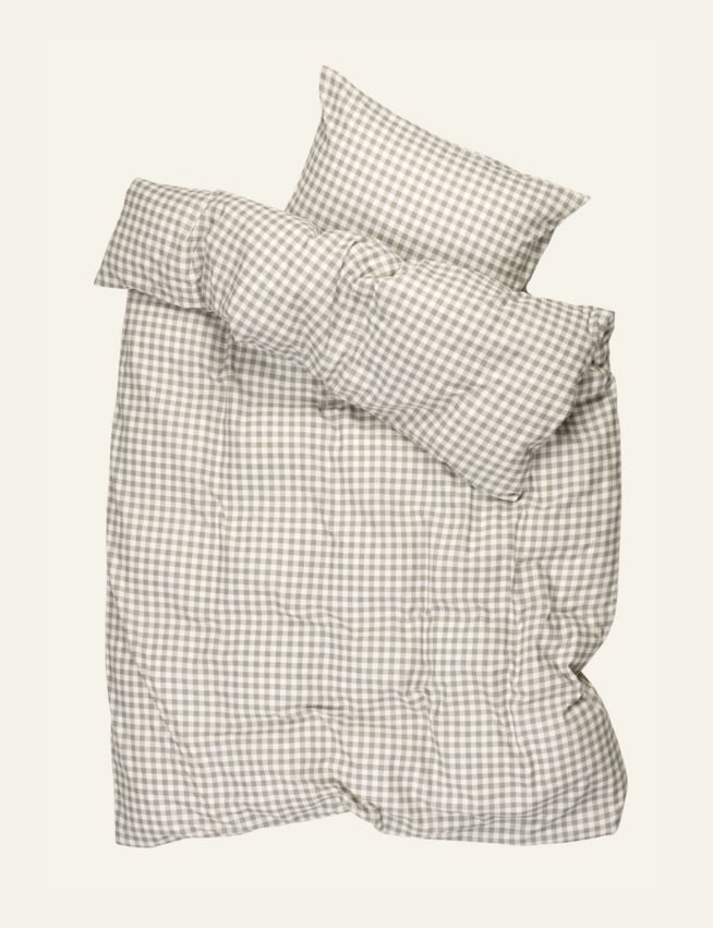 Flanell voodipesukomplekt oliiviroheline - 2