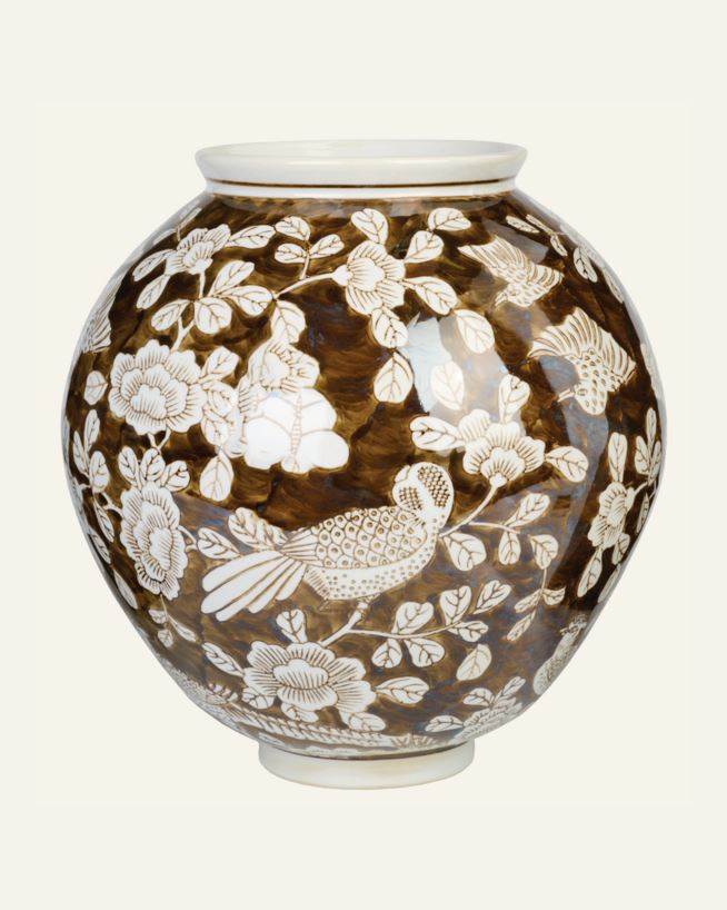 Vaas mitmevärviline/pruun - 24x24x25,5 cm mitmevärviline/pruun - 1