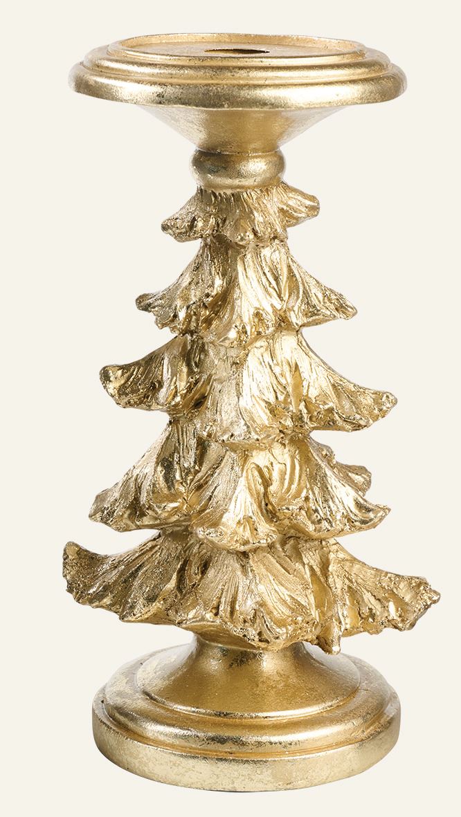 Küünlajalg kuldne - 12,5x12x21,2 cm kuldne - 1