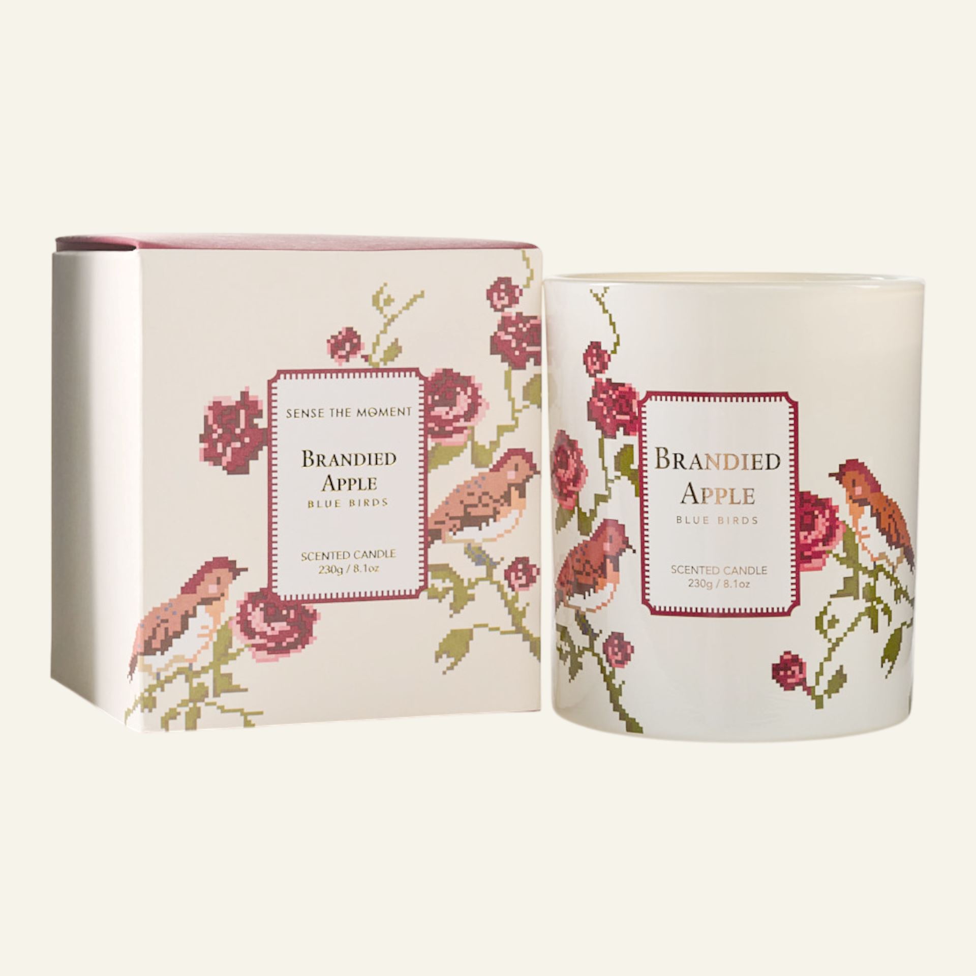 Lõhnaküünal mitmevärviline/valge - 230 g mitmevärviline/valge - 1