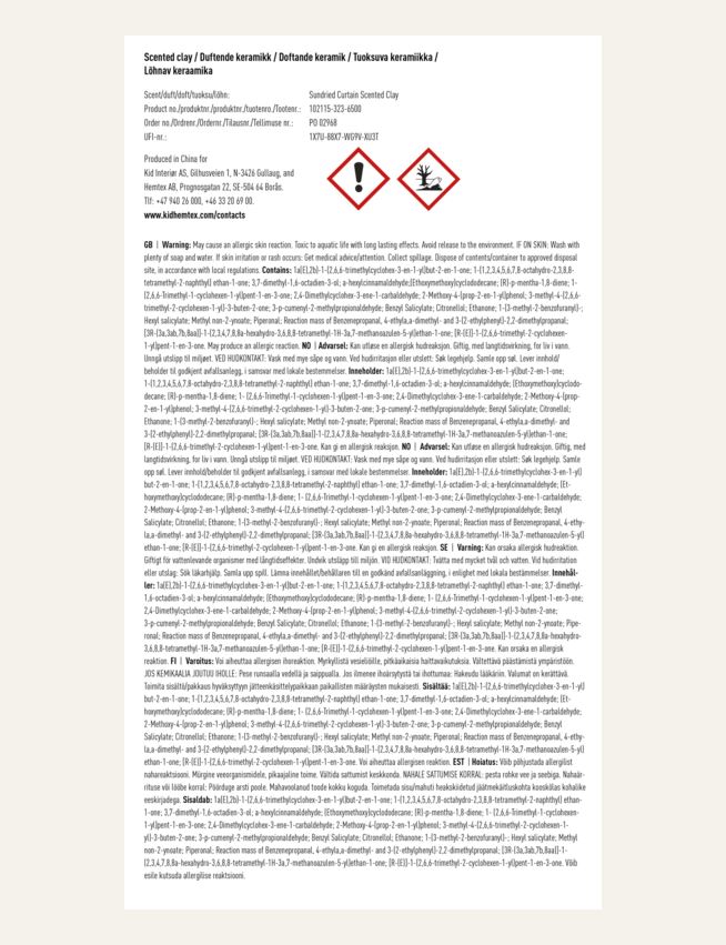Lõhnakaunistused mitmevärviline/beez - 3