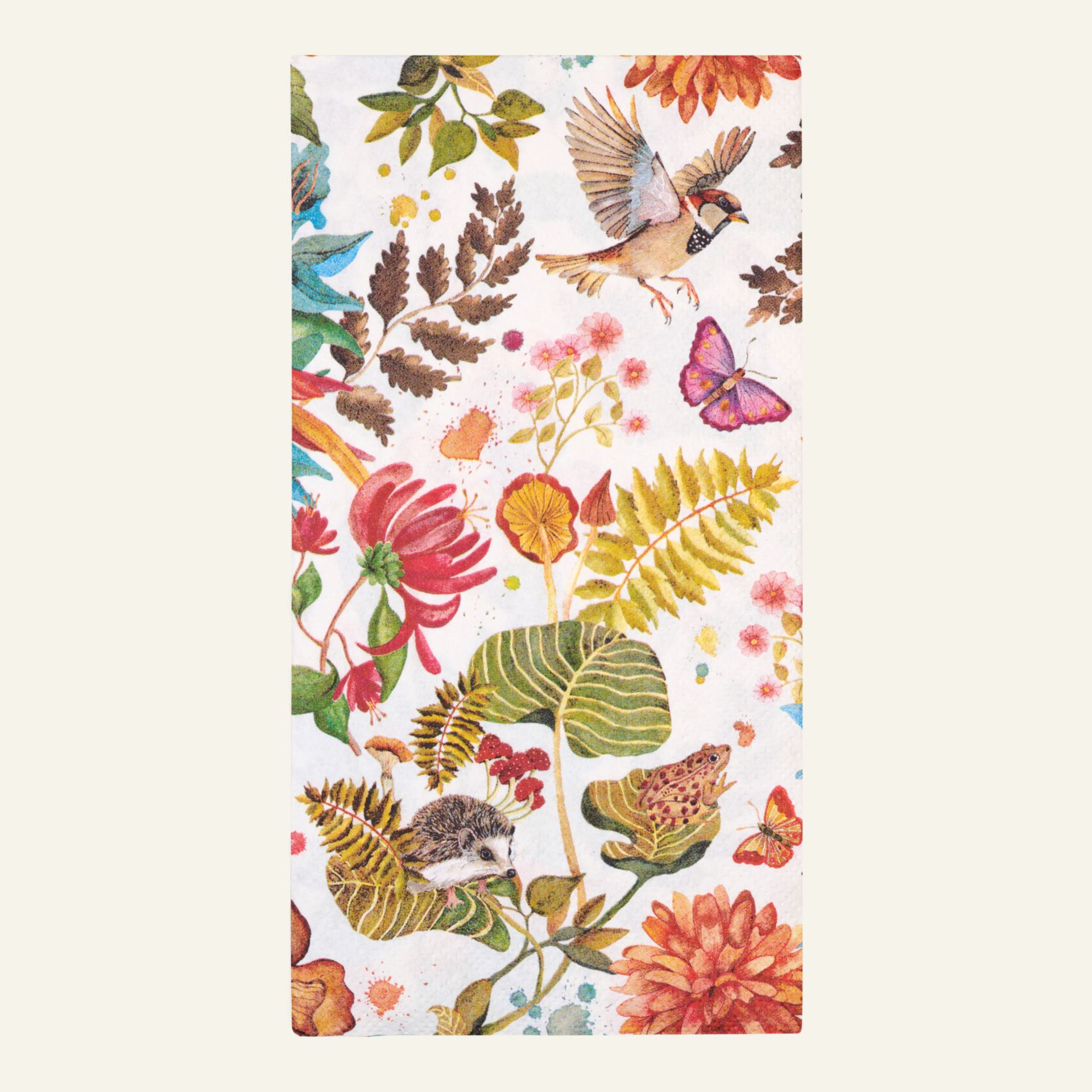 Pabersalvrätik mitmevärviline/beez - 33x42 cm mitmevärviline/beez - 1
