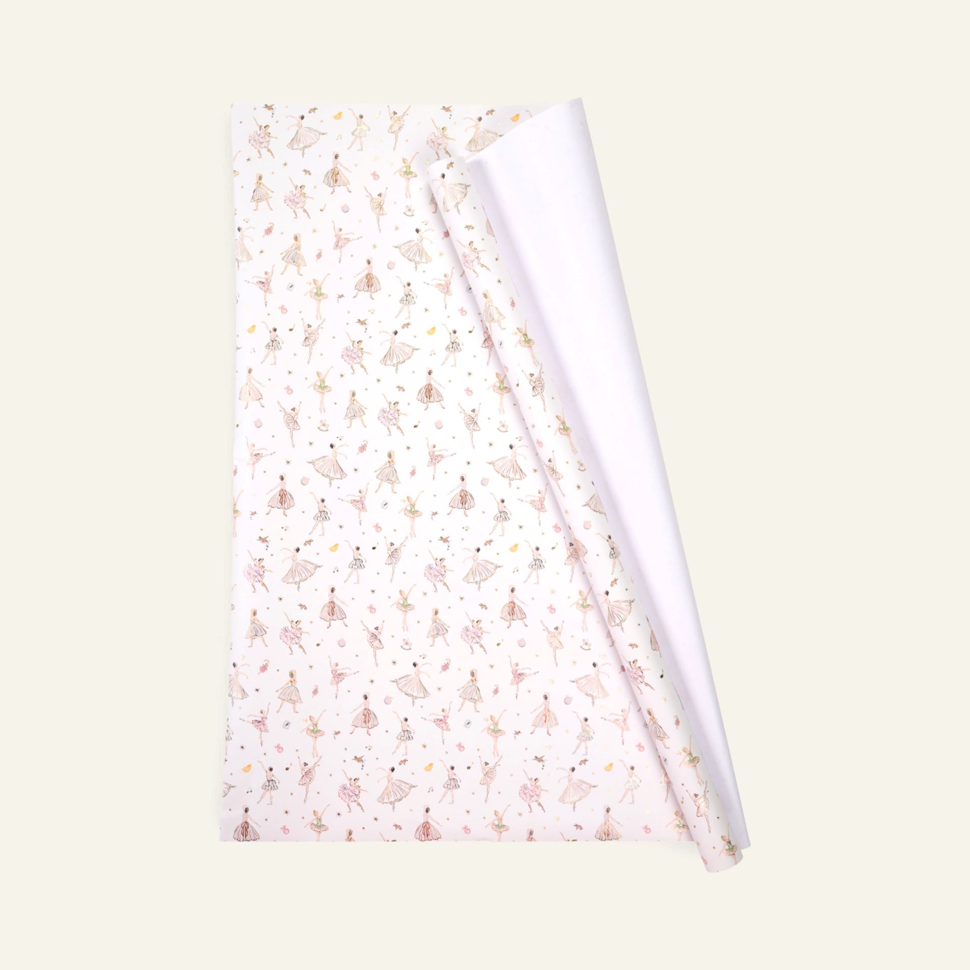 Kinkepaber mitmevärviline/valge - 70cm x 3m mitmevärviline/valge - 1