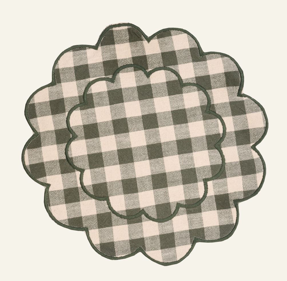 Lauamatt roheline - ø38 cm roheline - 1