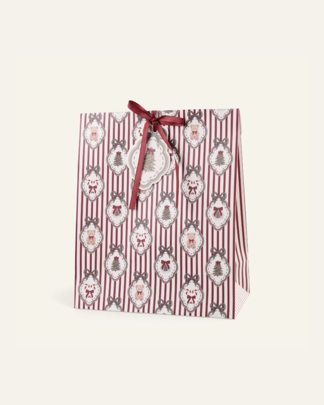 Kinkekott mitmevärviline/punane - 25x30x12cm mitmevärviline/punane - 1